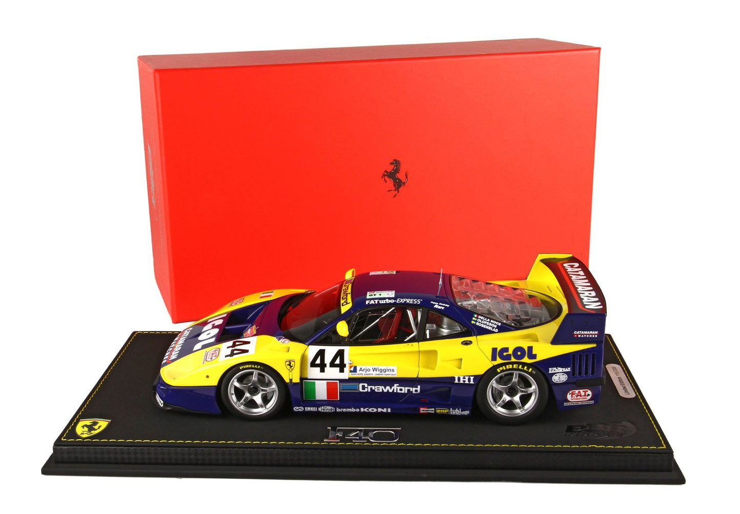 Ferrari F40 LM Le Mans 1996 TEAM ENNEA IGOL 1/18